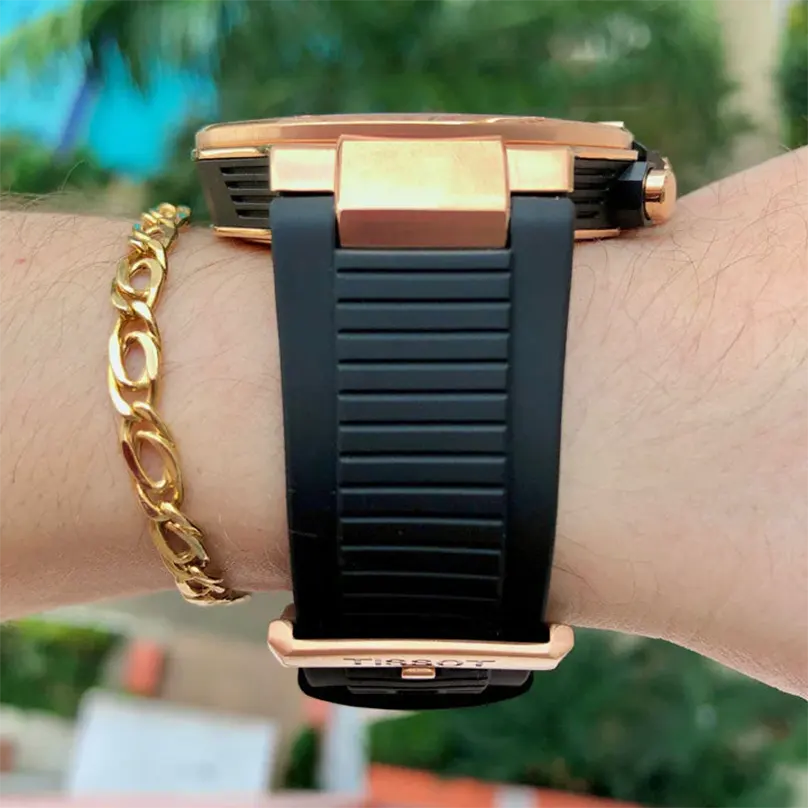 Tissot T-Race Swiss Quartz Chronograph Black Dial Men’s Watch- T141.417.37.051.00