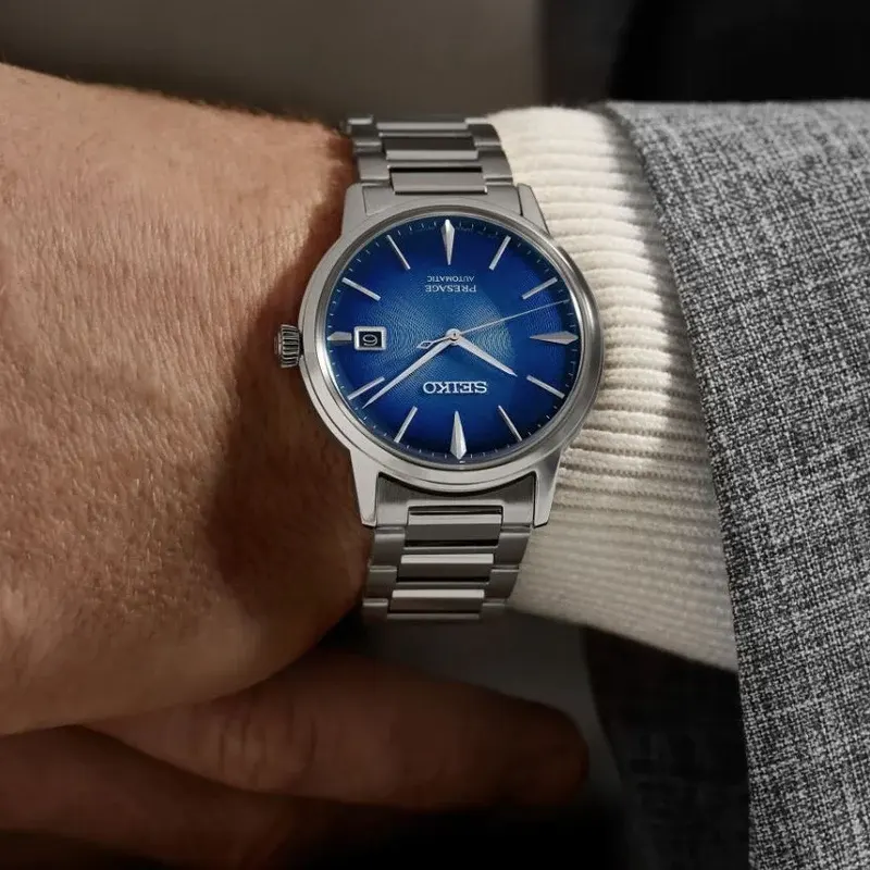 Seiko Presage Cocktail Time 'The Aviation' Men's Watch- SRPJ13J1