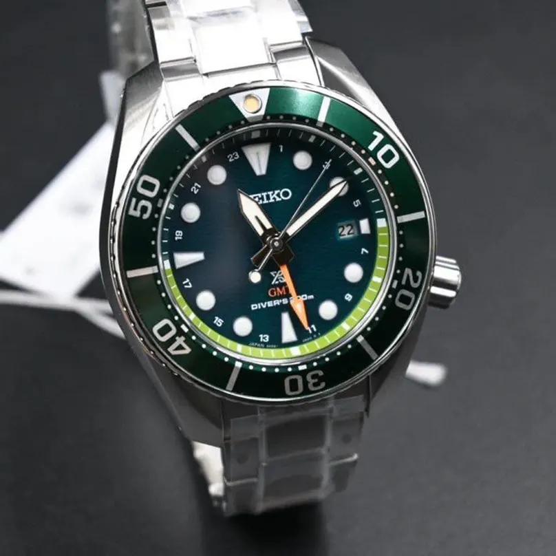 Seiko Prospex Sea Sumo Solar GMT Men's Watch- SFK003J1