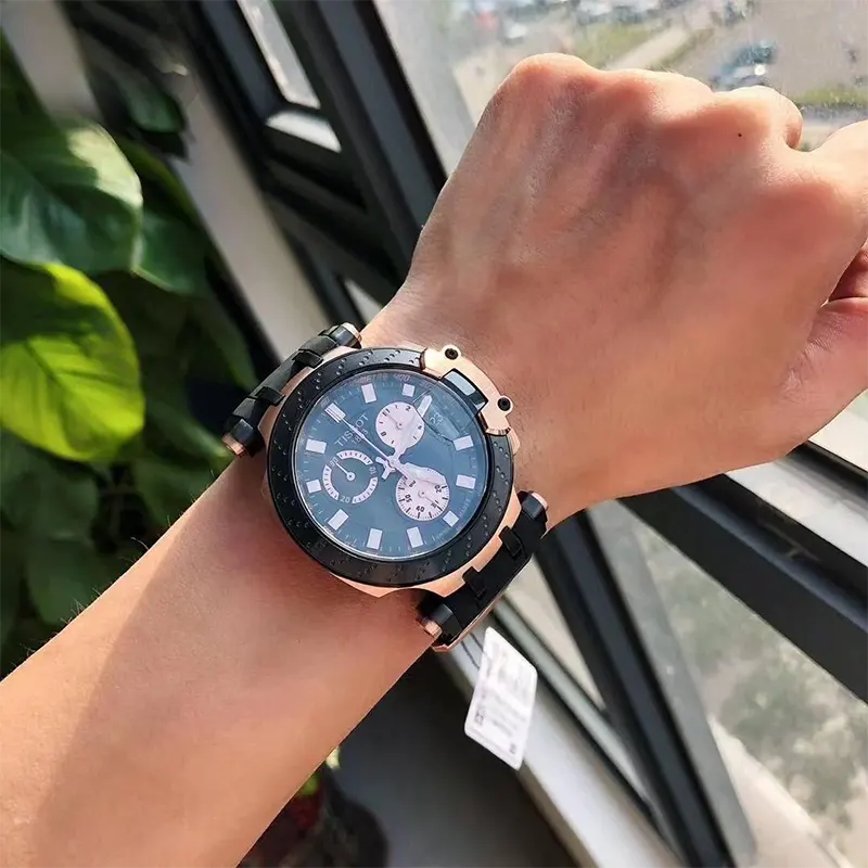 Tissot T-Race Swiss Quartz Black Dial Men’s  Watch- T115.417.37.051.00