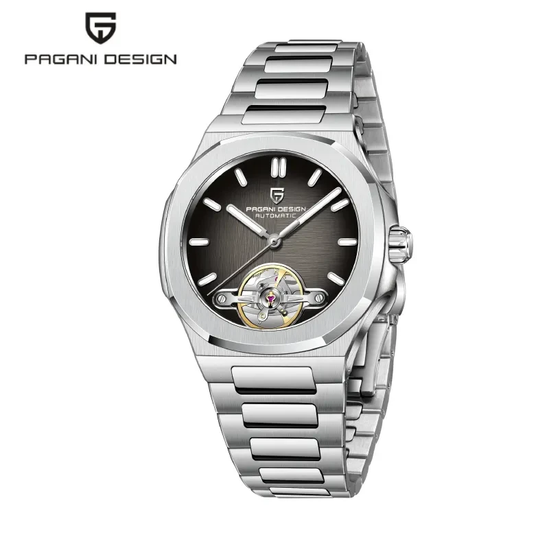 Pagani Design Automatic Black-Grey Dial Men's Watch- PD-YS025