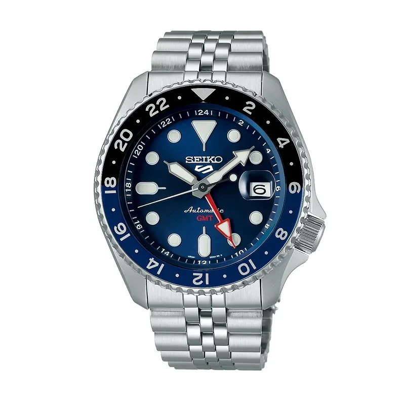 Seiko 5 Sports GMT Automatic Blue Dial Men’s Watch- SSK003K1